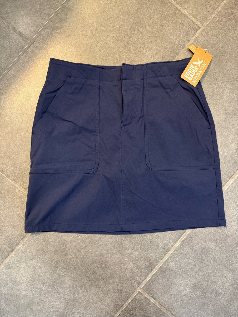 Eddie Bauer Navy High-Rise Horizon Skort